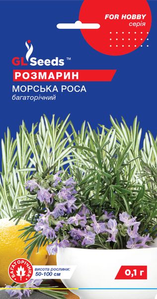 Насіння Розмарину (0,1 г), For Hobby, TM GL Seeds RS-00835 фото