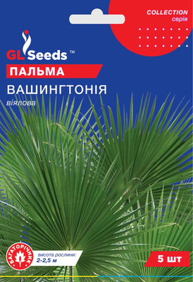 Пальма Вашингтония веерная семена (3 шт) Collection, TM GL Seeds RS-01313 фото
