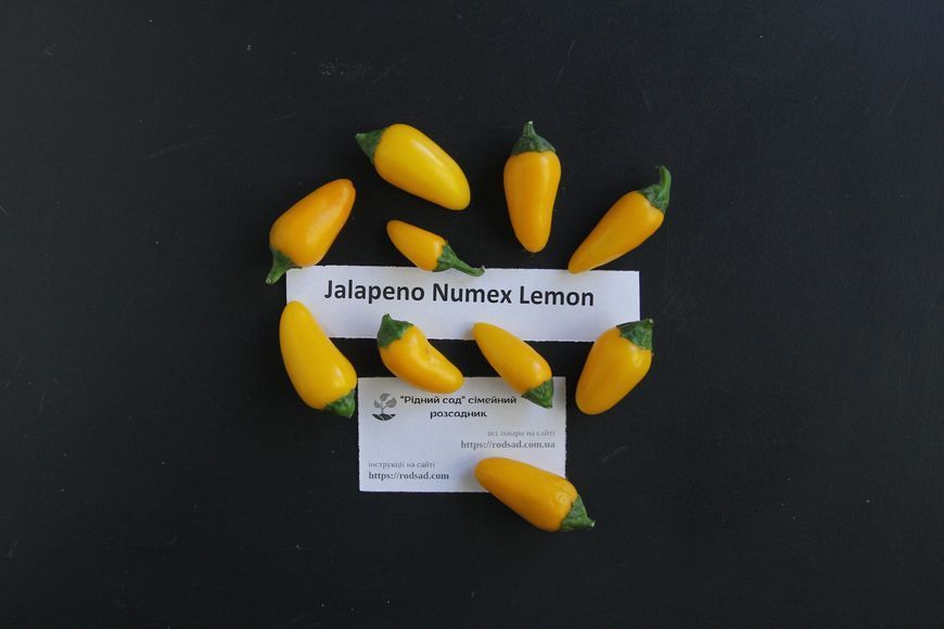 Перец острый Jalapeno Numex Lemon семена (5 шт) Халапеньйо желтый до 8 000 SHU RS-02164 фото