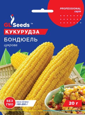 Семена кукуруза Бондюэль F1 (20 г) сахарная суперранняя, Professional, TM GL Seeds RS-00893 фото